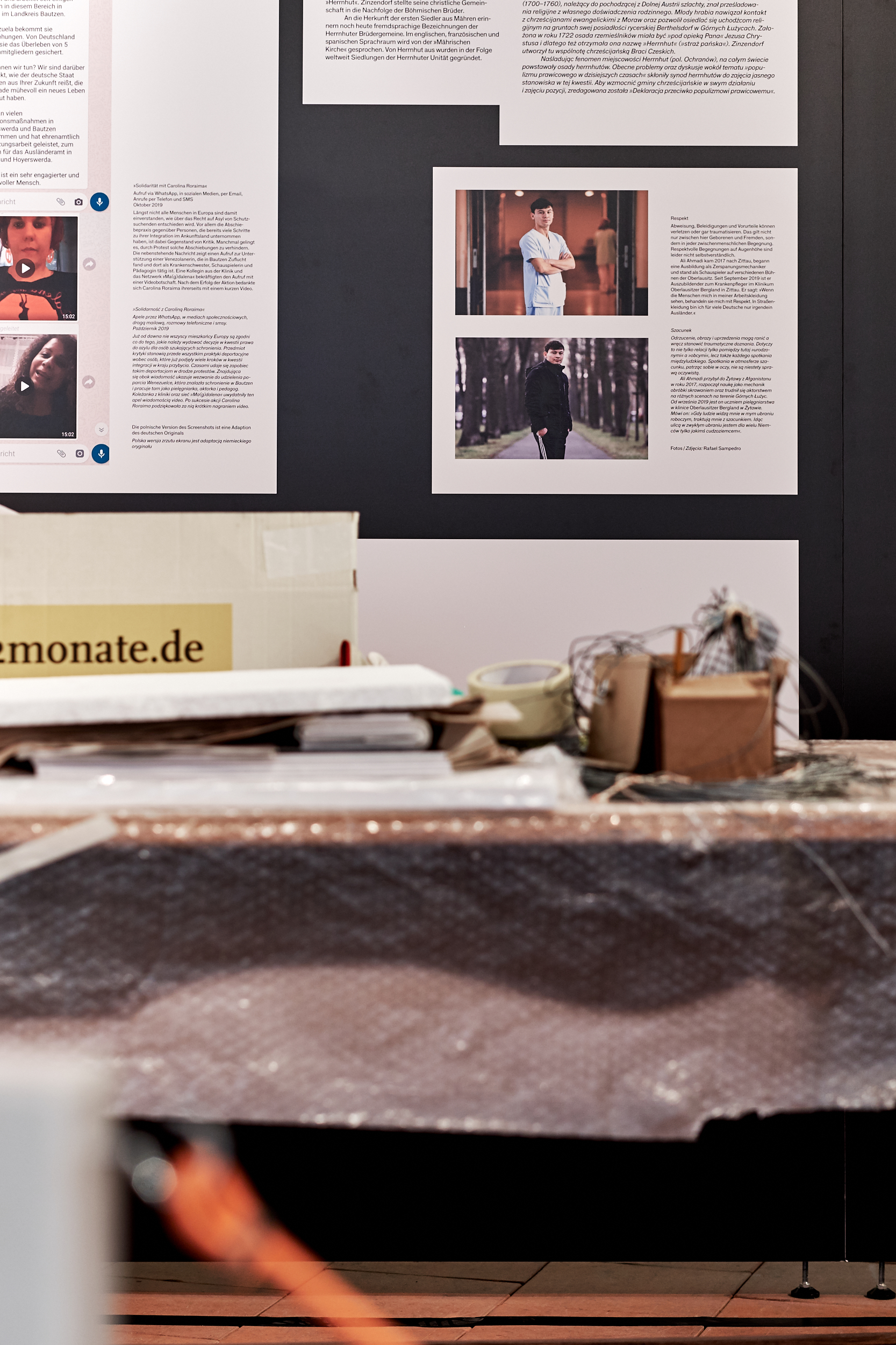 Mäder Haslbeck exhibition / entKOMMEN  – Das Dreiländereck zwischen Vertreibung, Flucht und Ankunft